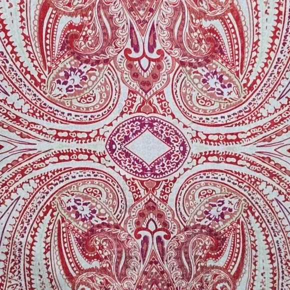 Jaclyn Smith | Top | Red and White Sequin | Size XL - Picture 4 of 5